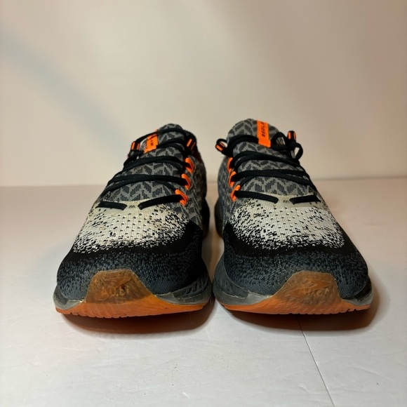 Brooks Bedlam Black/Gray/Orange Lace Up Shoes Men’s Sneakers Sz 13 #1102831D005 - Picture 5 of 9